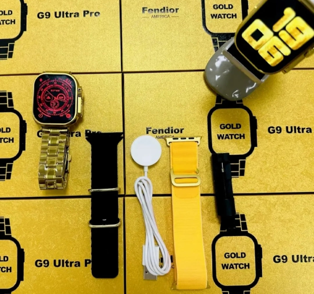 G9 Ultra Pro Smart Watch (Golden Edition)