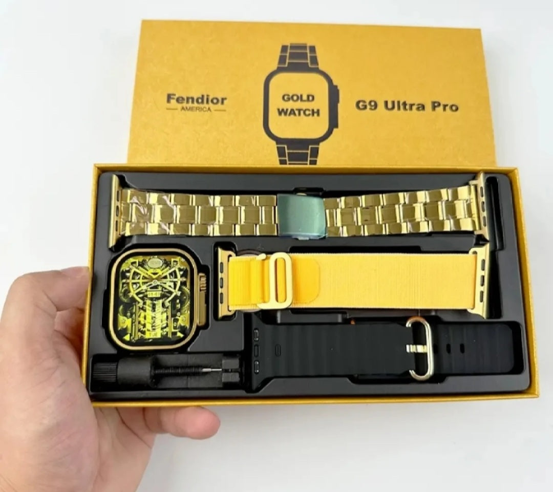 G9 Ultra Pro Smart Watch (Golden Edition)